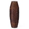 Uniquewise Antique Cylinder Style Floor Vase For Entryway or Living Room, Bamboo Rope, Brown 26" Tall QI004083 - alternate 8